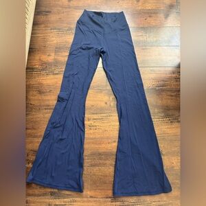 Aerie Deep Blue Flare leggings